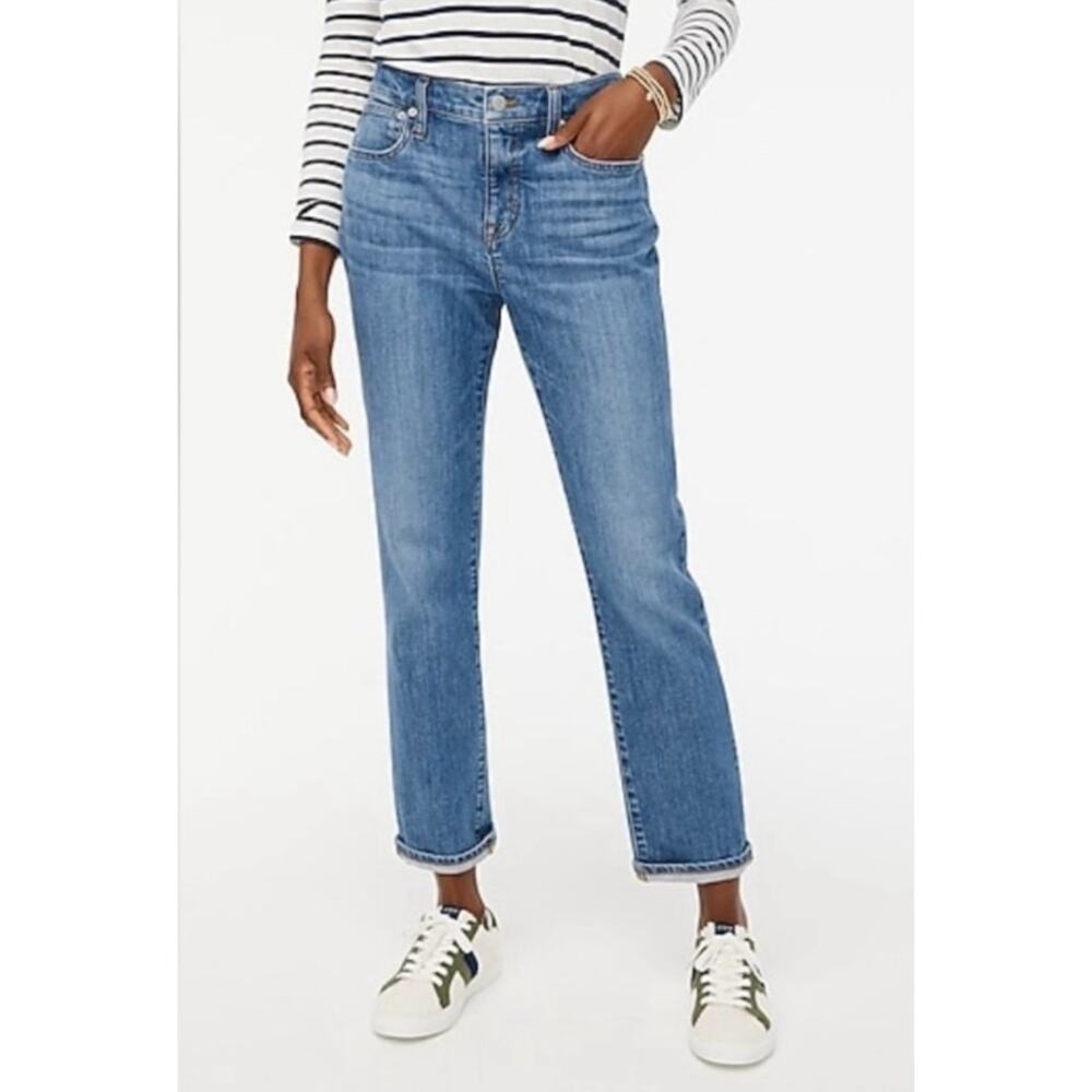 J. Crew Slim Boyfriend Jeans Medium Wash sz 34